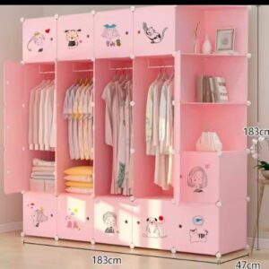 Kids' Dream Modular Wardrobe System - Pink Princess Edition