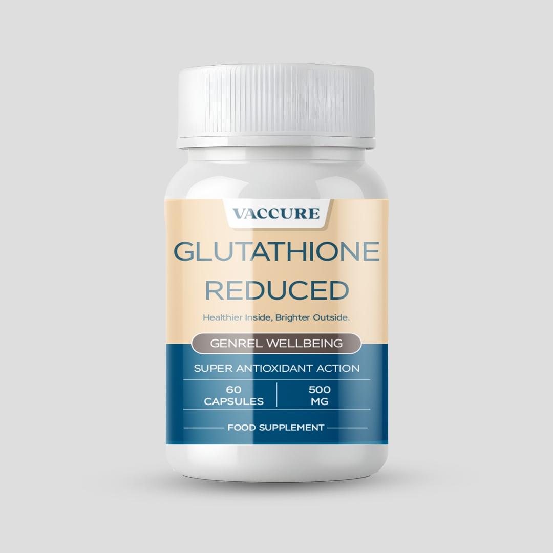 Vaccure Glutathione Reduced – 750mg (60 Capsules)